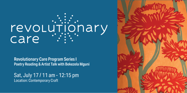 Poetry Reading & Artist Talk with Bekezela Mguni