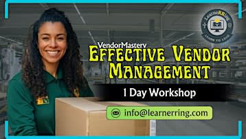 Effective Vendor Management 1-Day Workshop|Lexington, KY