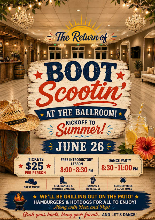 Return of Boot Scootin' at The Ballroom
