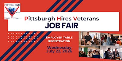 Pittsburgh Hires Veterans Job Fair - Employer Registration