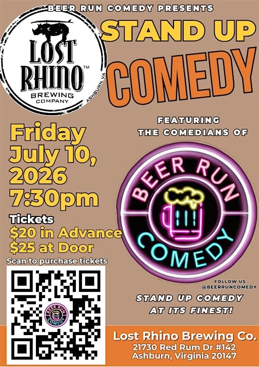 Stand Up Comedy Night at Lost Rhino Brewing