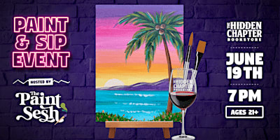 Oasis Paint & Sip Event at The Hidden Chapter Bookstore in Fort Thomas, KY