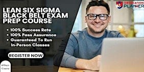 Lean Six Sigma Black Belt Confirmed Indianapolis In-person Training