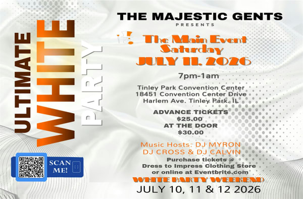 Ultimate white  party 2026 majestic Gents