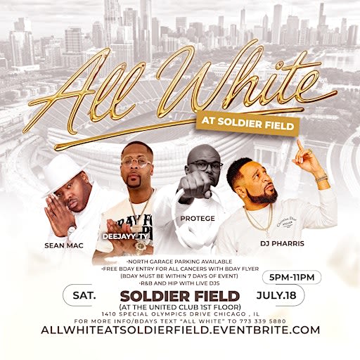 All White at Soldier Field (United Club)