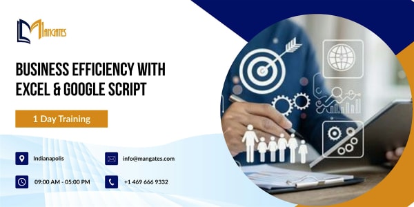 Business Efficiency with Excel & Google Script – 1 Day Course, Indianapolis