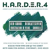 HARDER4 featuring Ren Ghoul, redkattseven, Frustration in Veins & CNDRCELL