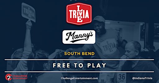 Weekly Live Trivia Nights at Manny's - Southbend