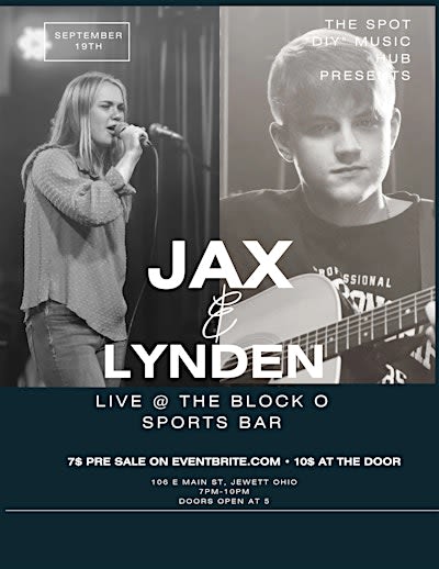 JAX & LYNDEN LIVE @ THE BLOCK O SPORTS BAR
