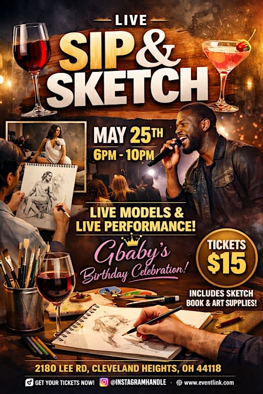 The Live Sketch & Sip