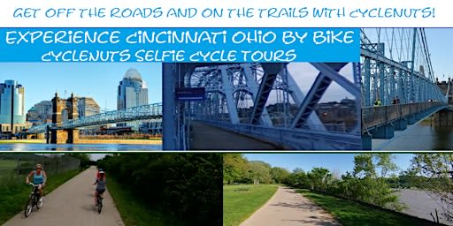 Cincinnati, Ohio  Smart-guided Bikeway Tour Along and Over the Ohio River