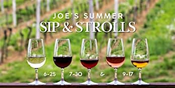 Joe's Summer Sip & Stroll Series