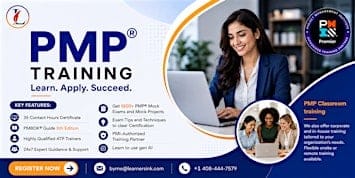 Confirmed PMP 4 Days Classroom Training in Grand Rapids, MI