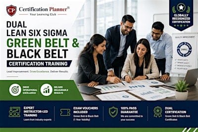 Dual Lean Six Sigma Green & Black Belt Grand Rapids | Training with Voucher