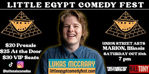 Little Egypt Comedy Festival Presents Lukas McCrary