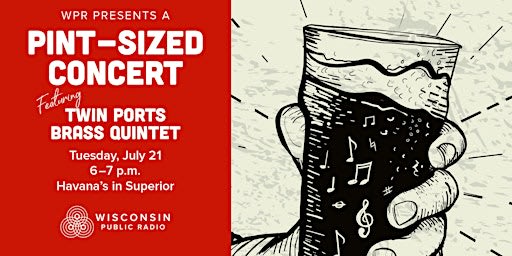 WPR Pint-Sized Concert with the Twin Ports Brass Quintet at Havana's