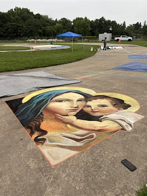 Kewanee Prairie Chicken Arts Festival Chalk Art Competition