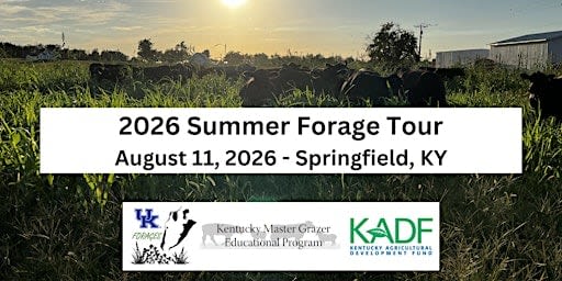 2026 Summer Forage Tour