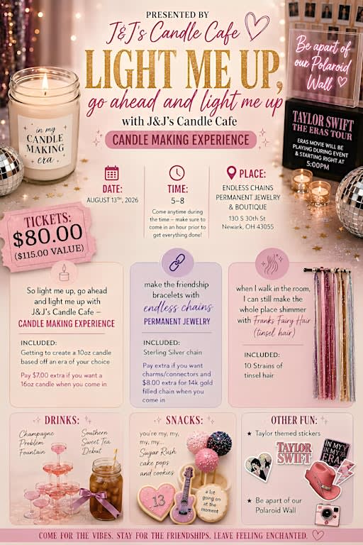 Era’s Tour Night w/ J&J’s Candle Cafe