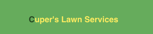 Cuper's Lawn Services