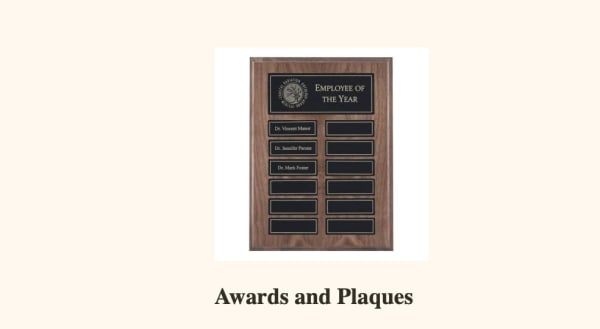 Clarksville Trophies, Awards, and Plaques
