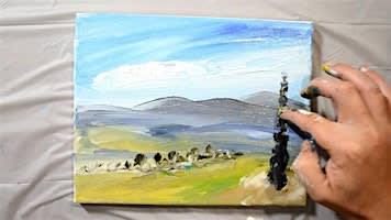 Touch the Landscape: Adult Finger Painting Workshop