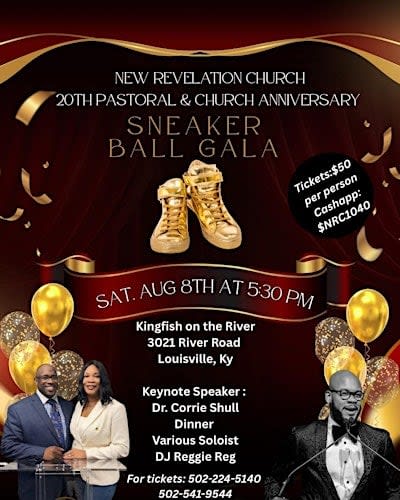 New Revelation Church 20th Church & Pastoral  Anniversary Sneaker Gala