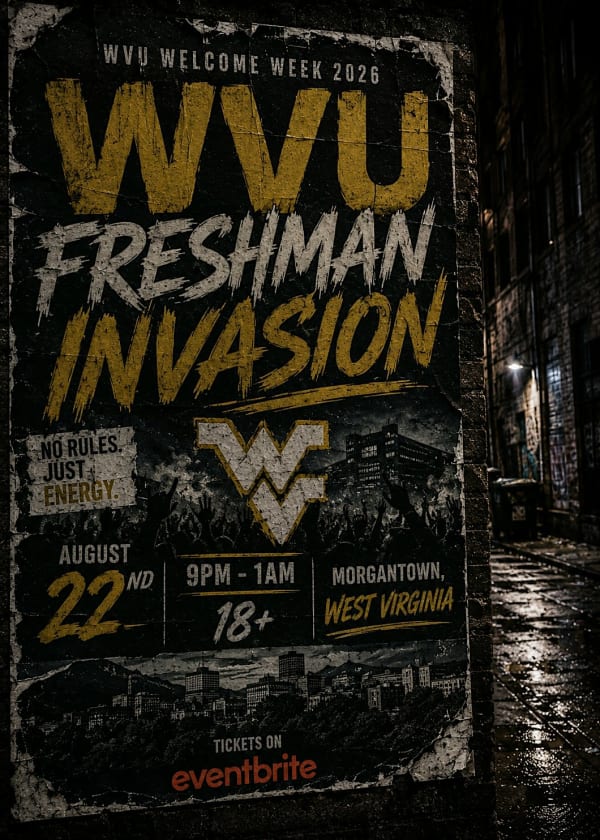 Wvu Welcome Week Frrshman Invasion