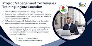 Project Management Techniques Training in Bluefield, WI