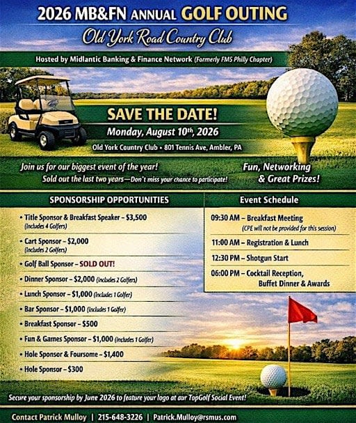 2026 MB&FN Annual Golf Outing