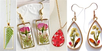 Pressed Flower & Resin Jewelry