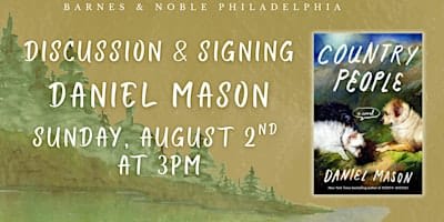 Daniel Mason celebrates Country People on Sunday, August 2nd at 3pm