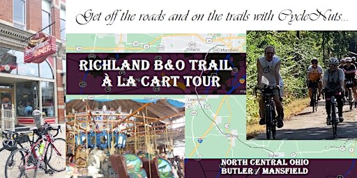 Mansfield Richland B&O Trail - Smart-guided Day or Overnight Camping Tour