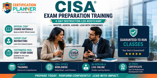 Pittsburgh CISA Certification Training | 4-Day Guaranteed To Run Class