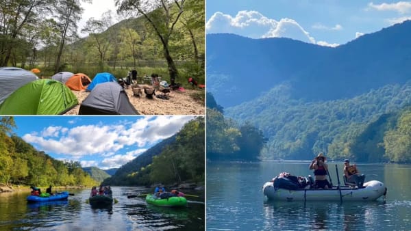 New River Team River Runner Multi-Day Overnight Raft & Kayak Trip
