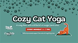 Cozy Cat Yoga : Every Monday at 6 pm