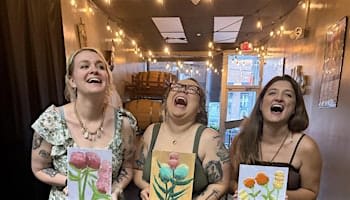 Paint & Sip » Make Original Art at CLE Urban Winery