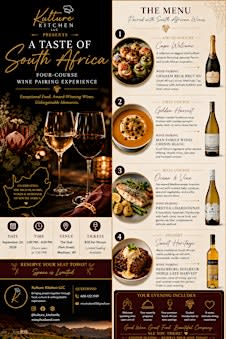 South African Wine Pairing Dinner