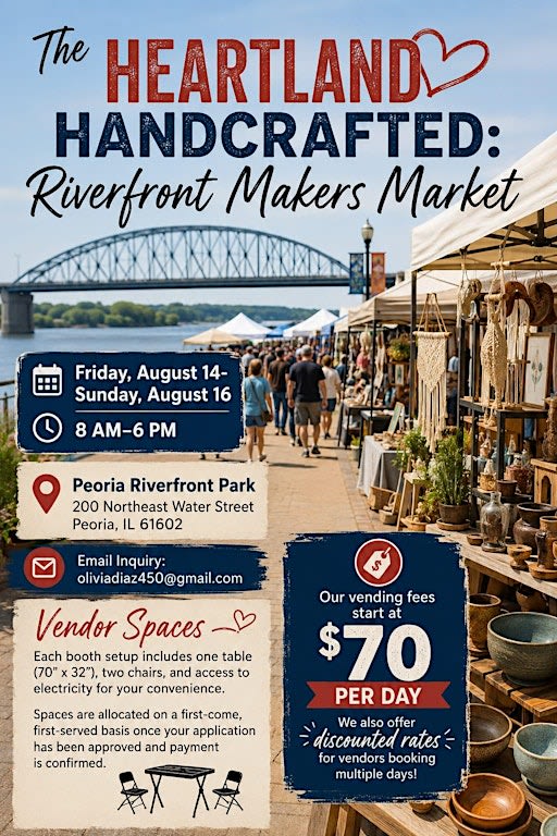 The Heartland Handcrafted: Riverfront Makers Market