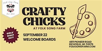 Crafty Chicks: Custom Porch & Entryway Welcome Sign Workshop
