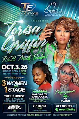 3 Women, 1 Stage: An Evening With Terisa Griffin, BabiDoll, & KB Evans