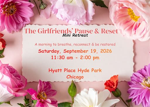 The Girlfriends' Pause & Reset mini retreat - (optional overnight stay)