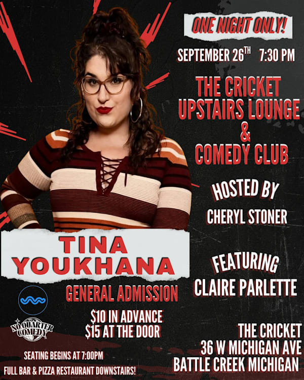 Tina Youkhana Live at The Cricket!