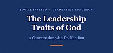 The Leadership Traits of God