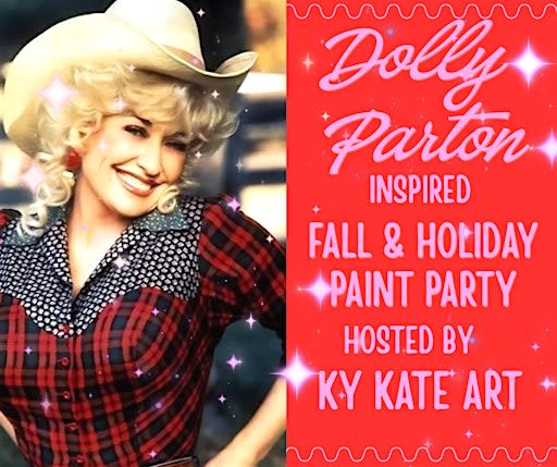 Dolly Parton-inspired Fall & Holiday Paint Party