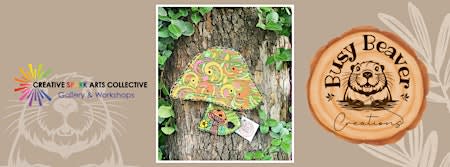 Wood & Paint Mushroom
