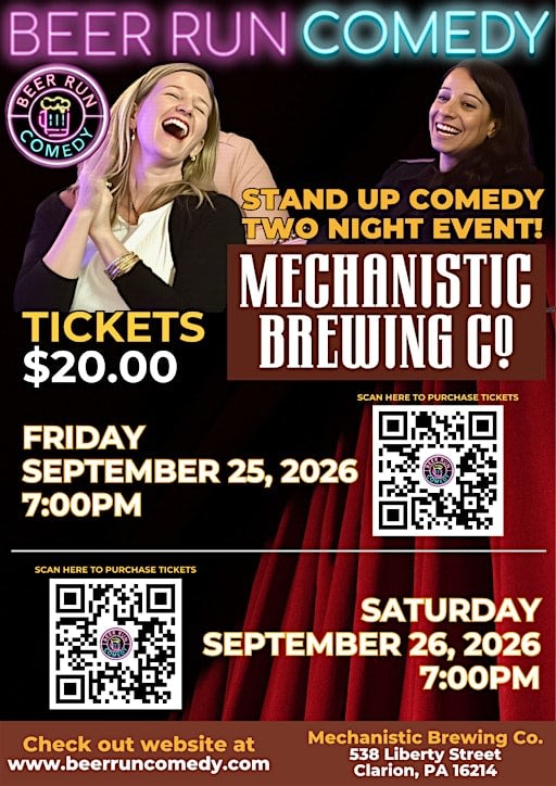 Stand Up Comedy Night at Mechanistic Brewing Co.