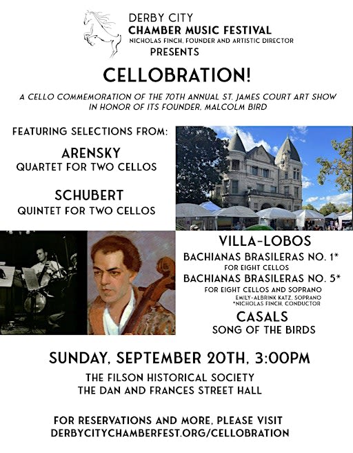 Cellobration! A Celebration of the St. James Court Art Show