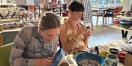Painting Classes Louisville: Ceramic Plates & Bowls