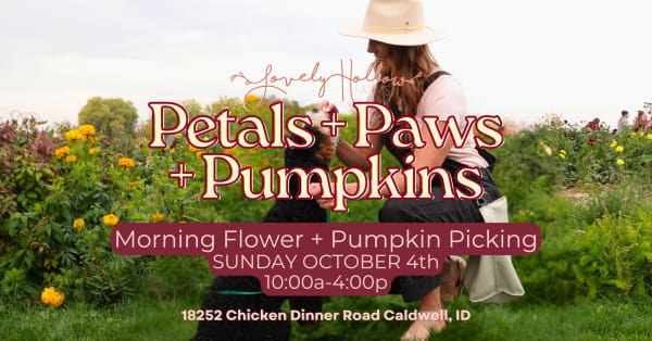 Petals + Paws + Pumpkins